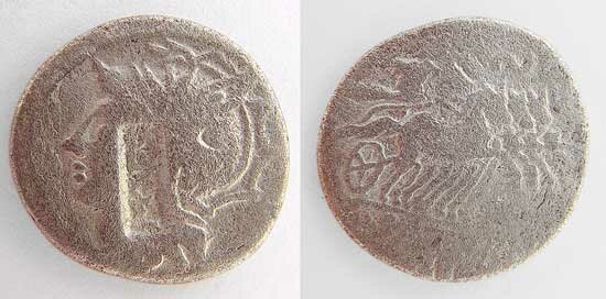 AR Denarius - Lucius Appuleius Saturninus 104BC